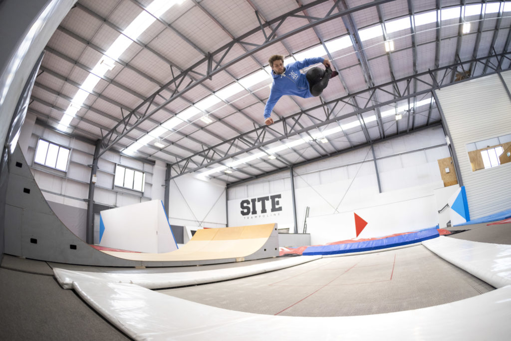 Trampoline skate outlet