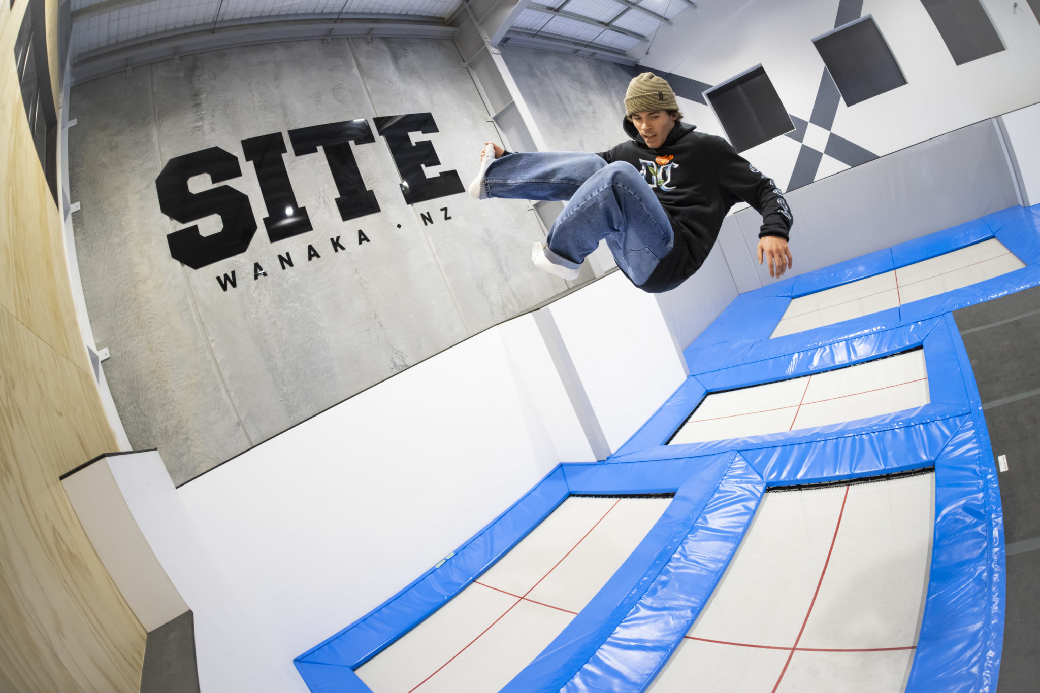 SITE Trampoline Queenstown Freestyle Progression Centre